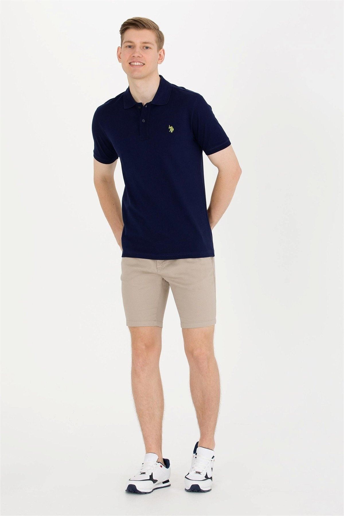 تی شرت آبی مردانه تیشرت اورجینال U.S. Polo Assn.