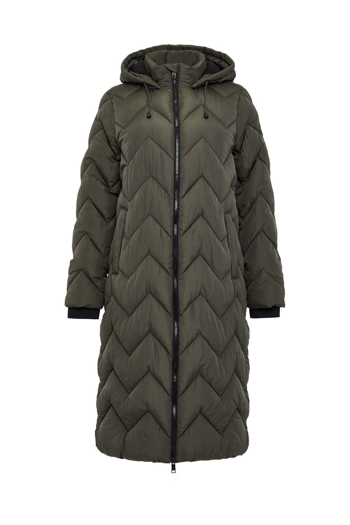 Threadbare Mantel Khaki Basic Fast ausverkauft