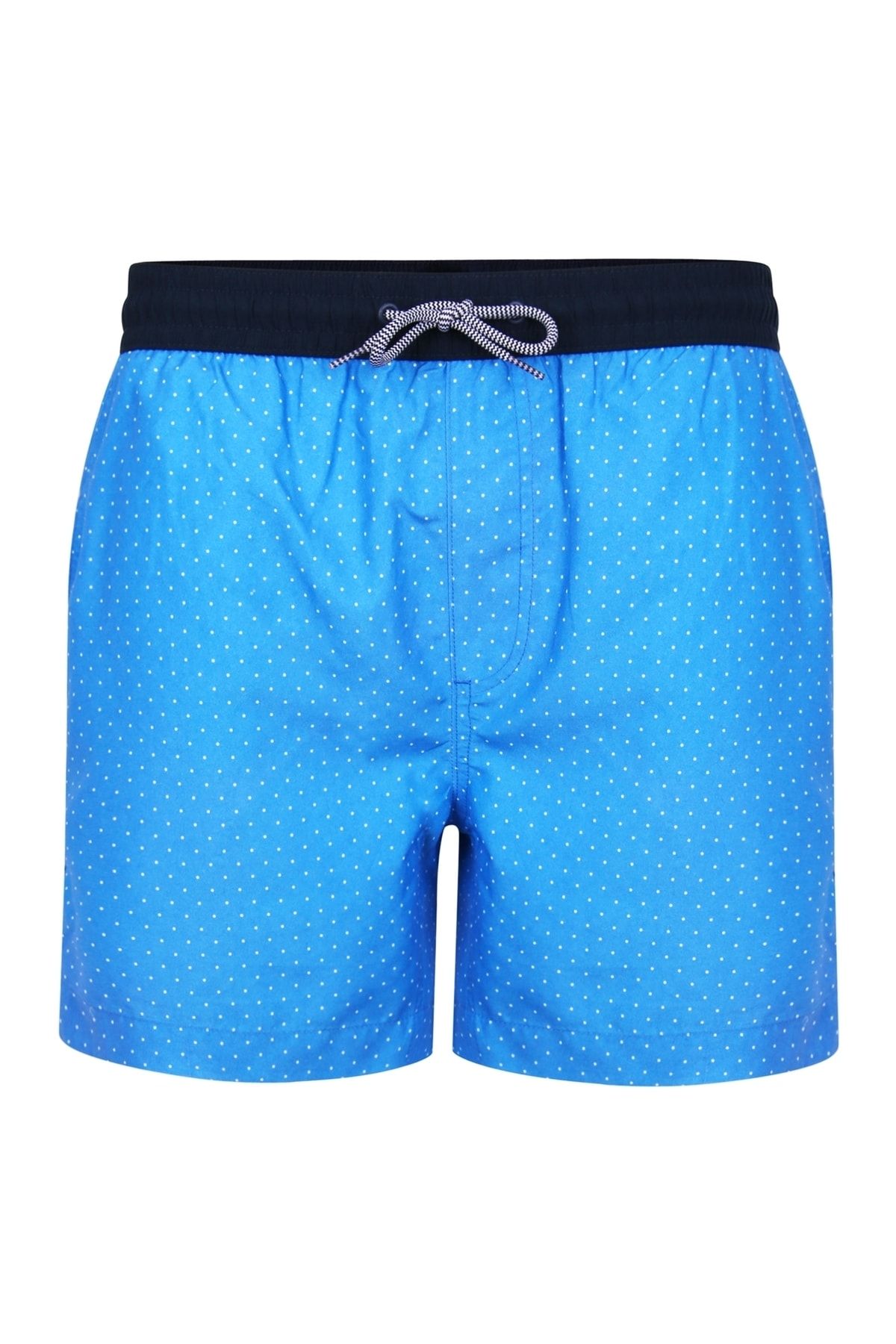 Threadbare Badeshorts Dunkelblau Gepunktet Fast ausverkauft