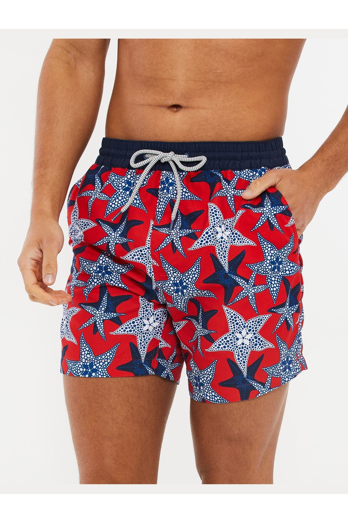 Threadbare Badeshorts Rot Landschaft Fast ausverkauft