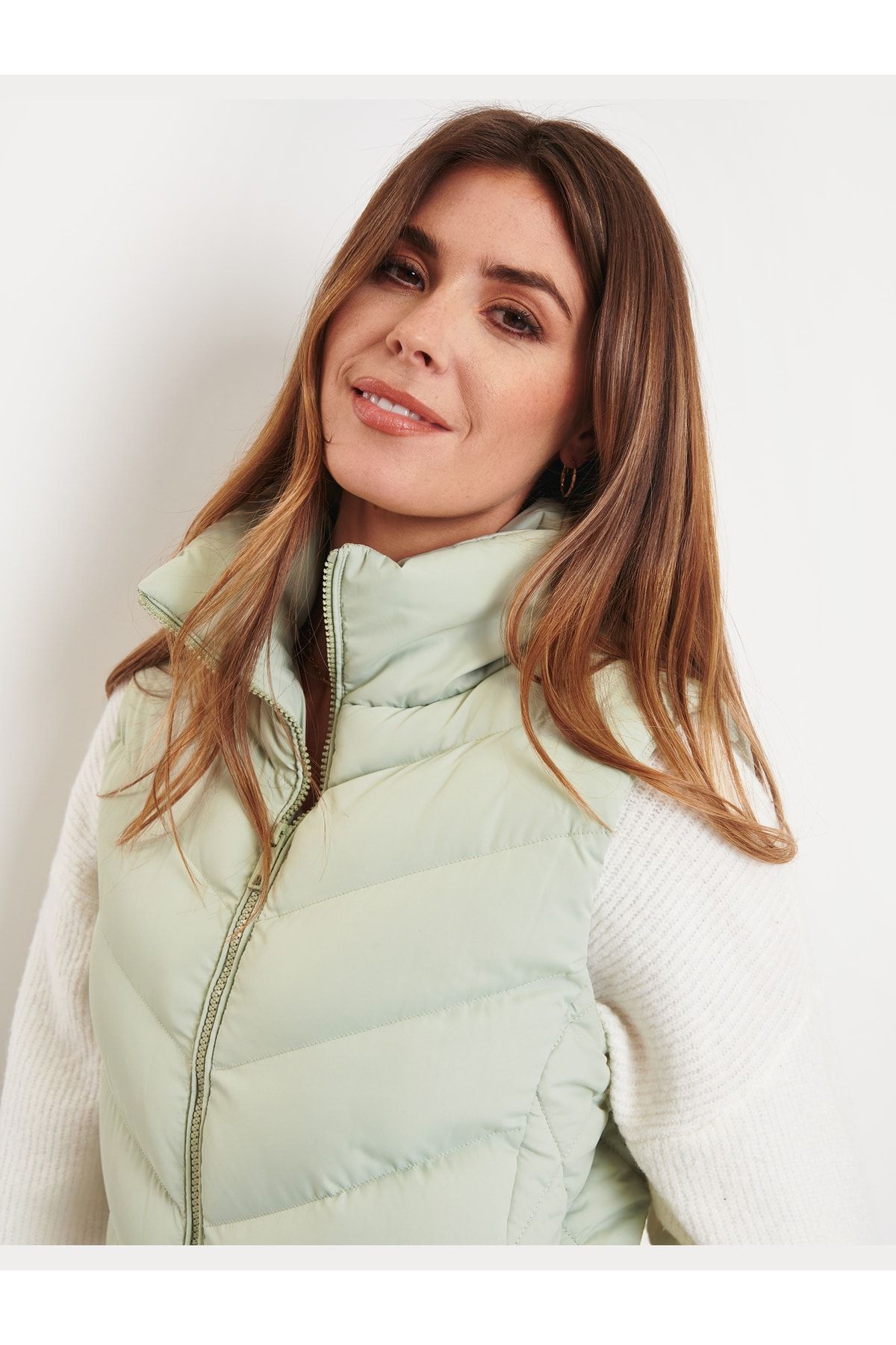 Threadbare Weste Ecru Basic HE5788