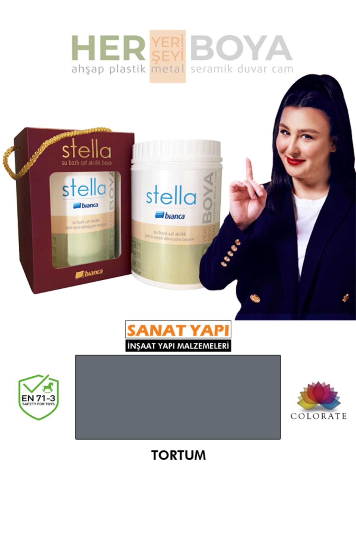 Stella Water Based Acrylic Paint Tortum