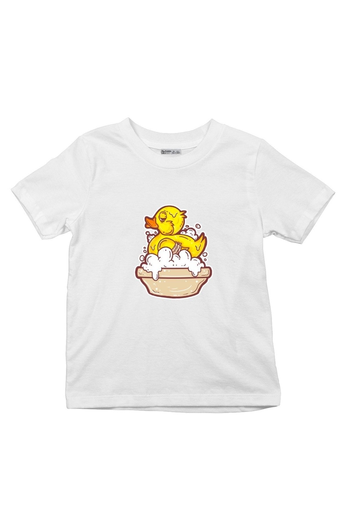 GreenMint Tricou Pentru Copii Rubber Duck Cartoon Unisex - 9–10 years