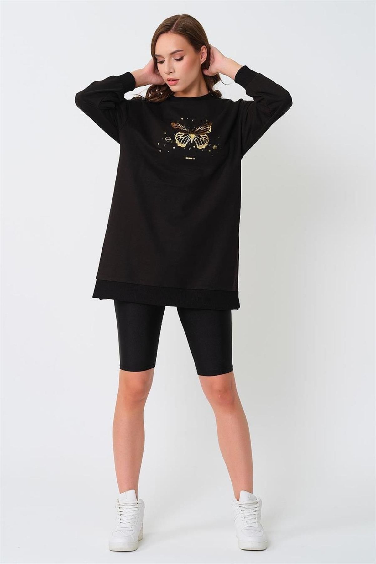 Black store tunic sweatshirt