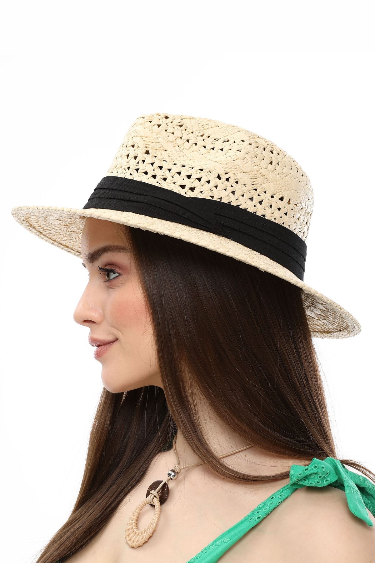 Aghilo-Women Panama Straw Hat Imported Limited Stock (WITH SUN SHADE GIFT) 2