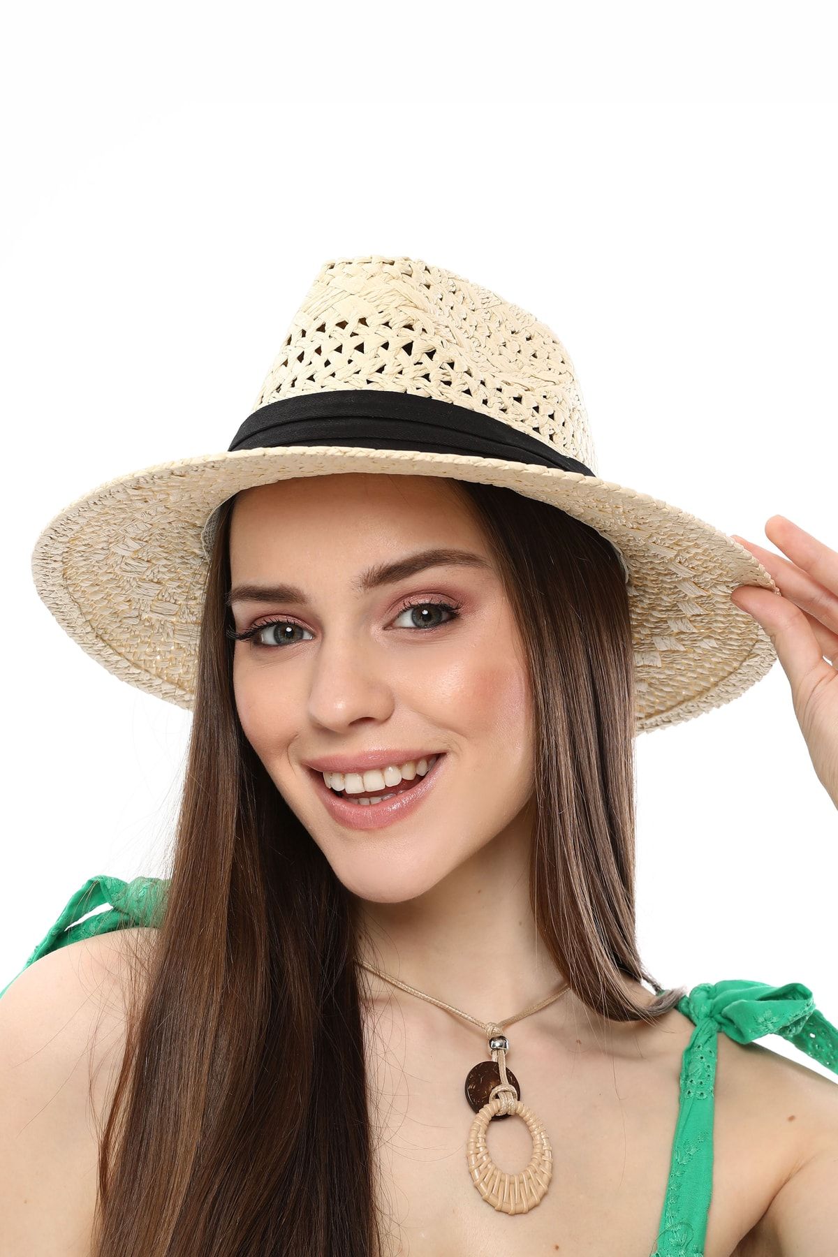 Aghilo-Women Panama Straw Hat Imported Limited Stock (WITH SUN SHADE GIFT) 4