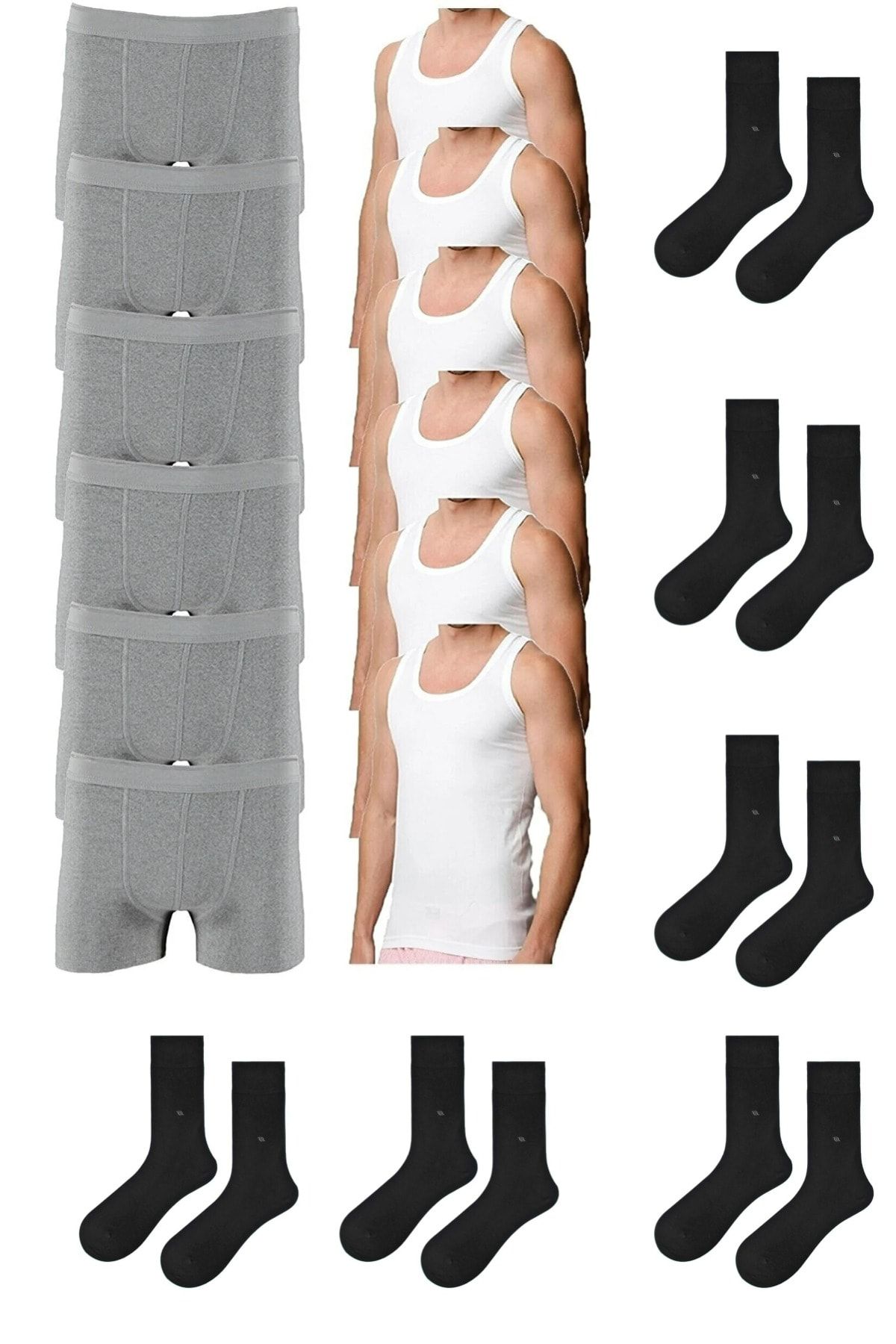 Black Socks & Underwear for Men