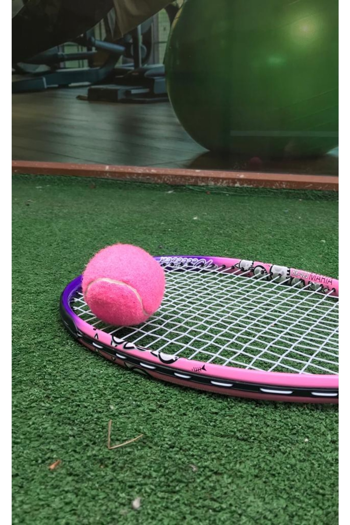 Werkon 1 Adet Antrenman Tenis Topu Pembe