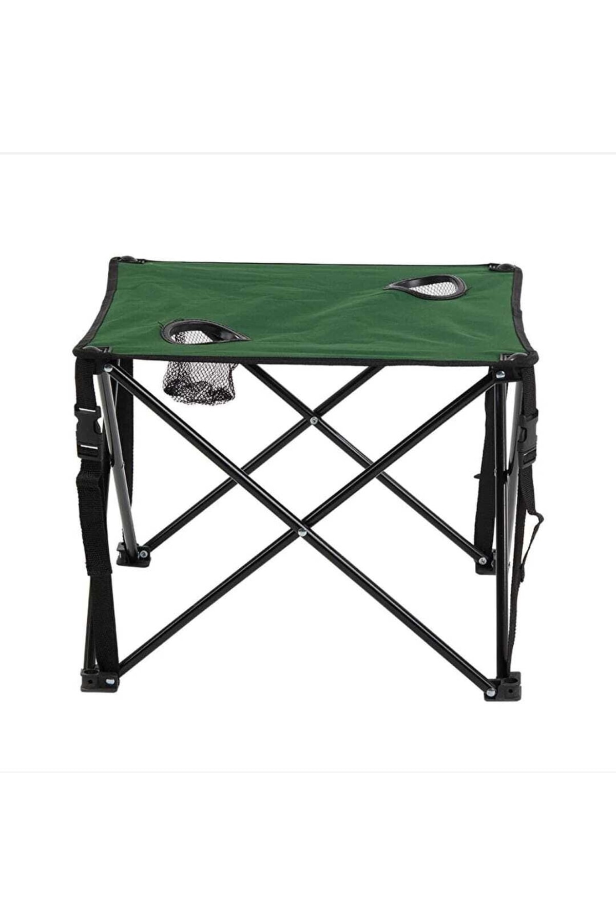 BAM BAM TİCARET Katlanır Kamp Masası 47 Cm Yeşil