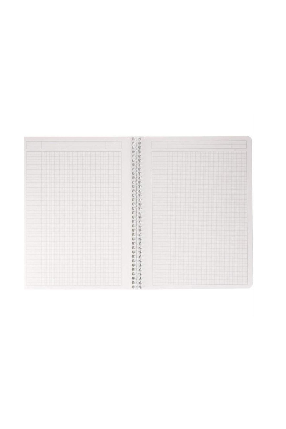 Mynote-80 Sheets Checkered Notebook with 20 Flex Up Spiral 2