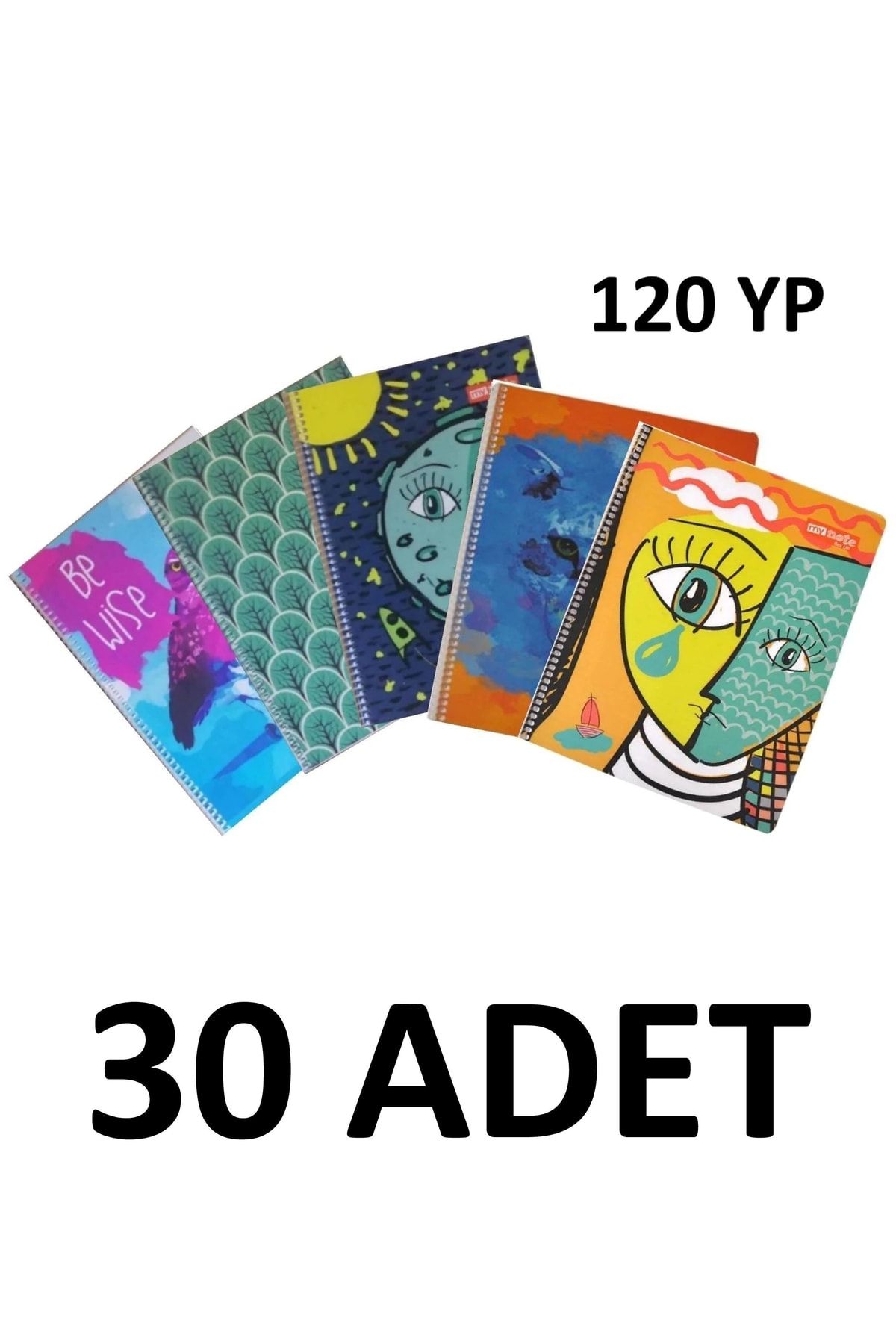 Mynote-120 Sheets Lined Notebook with 30 Flex Up Spiral 1
