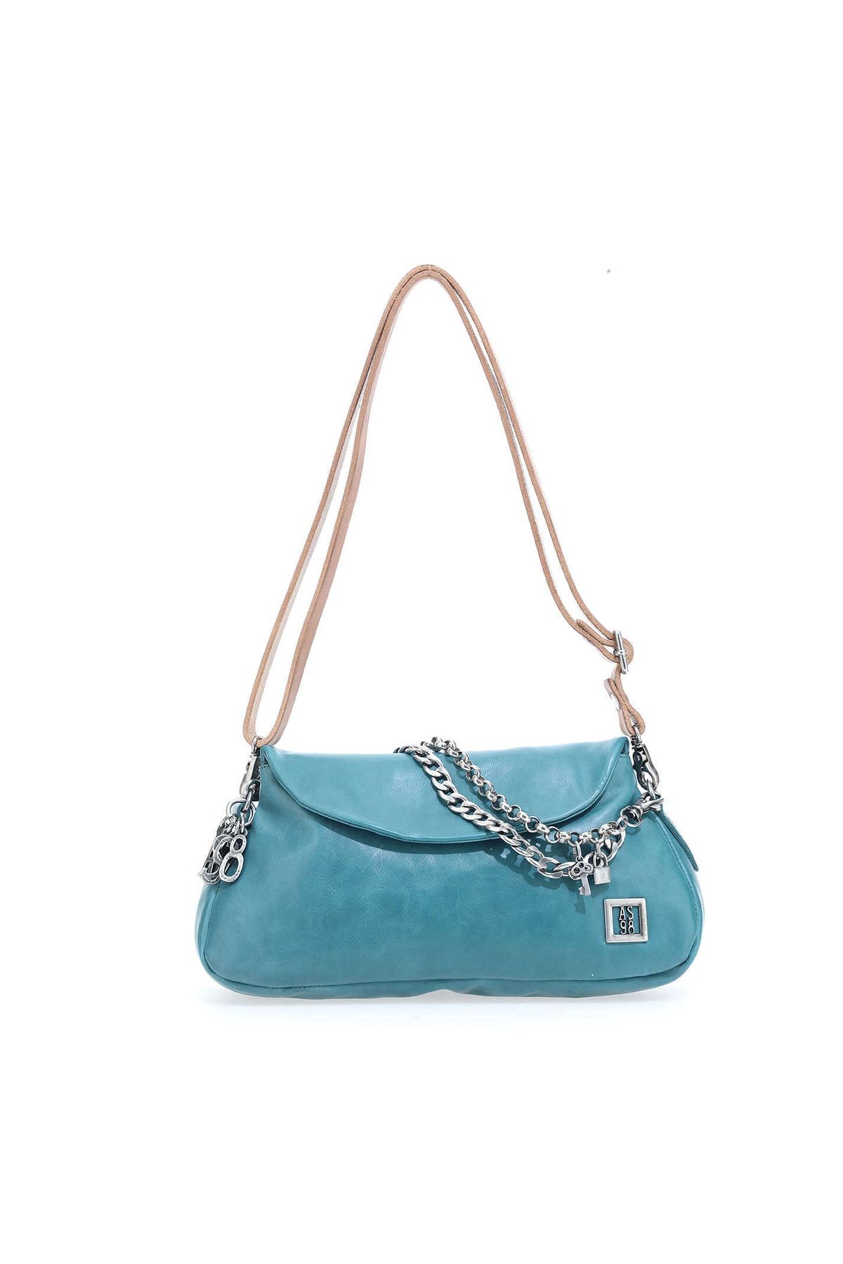 A.S.98 Handtasche Grün Unifarben Fast ausverkauft