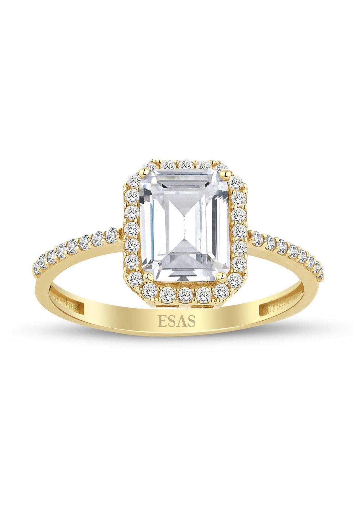 ESAS GOLD Altın Baget Yüzük