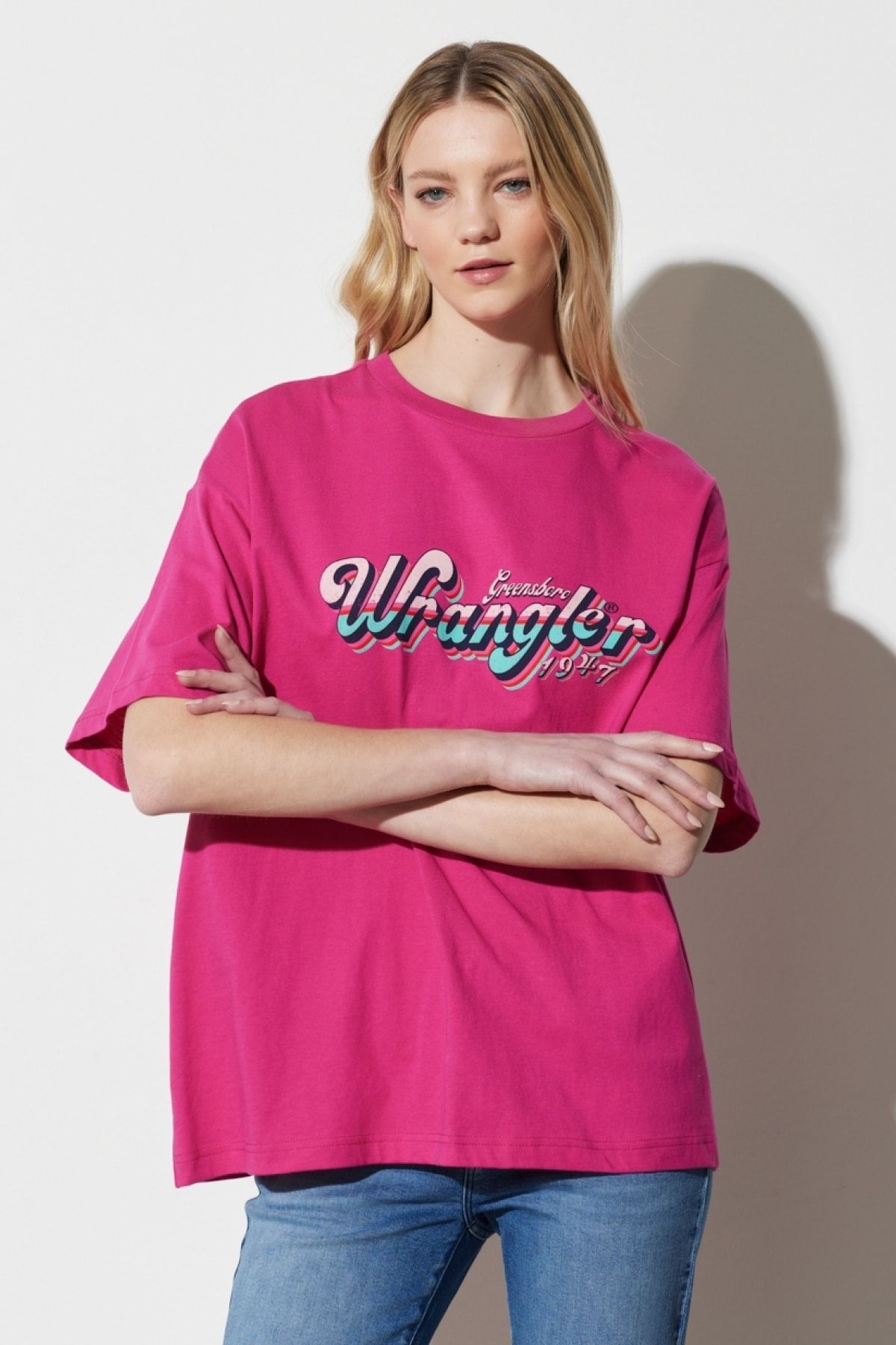 Wrangler pink shirt store