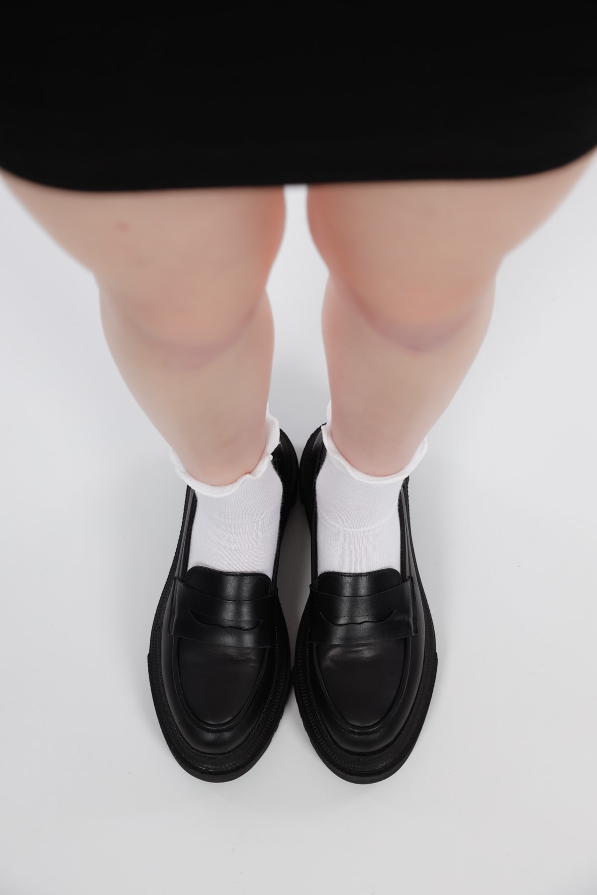 Feyz istanbul Kadın Siyah Gerçek Deri Loafer Ayakkabı Sacramento