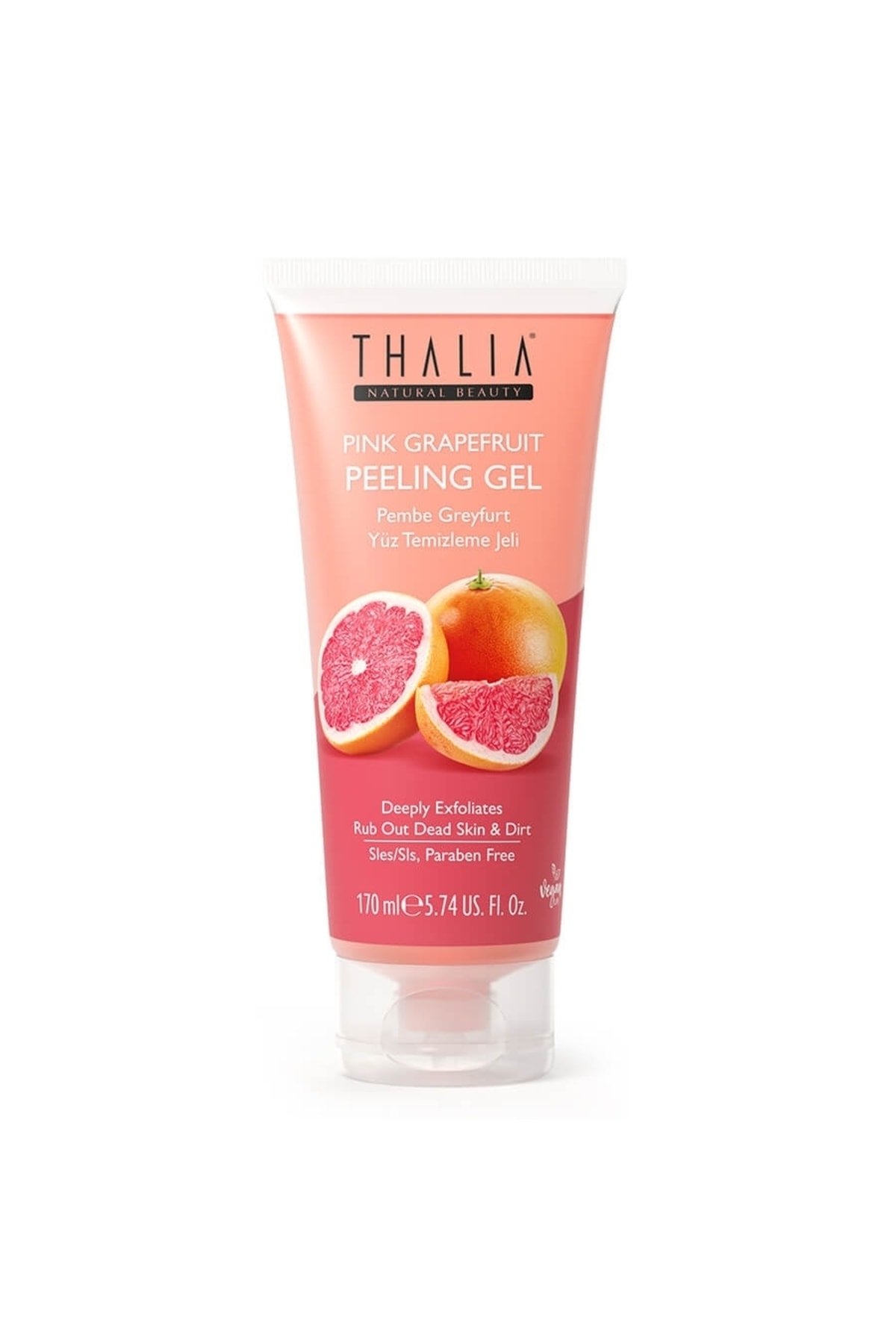 Thalia Canlandırmaya & Arındırmaya Yardımcı Pembe Greyfurt Özlü Peeling Jel 170 ml