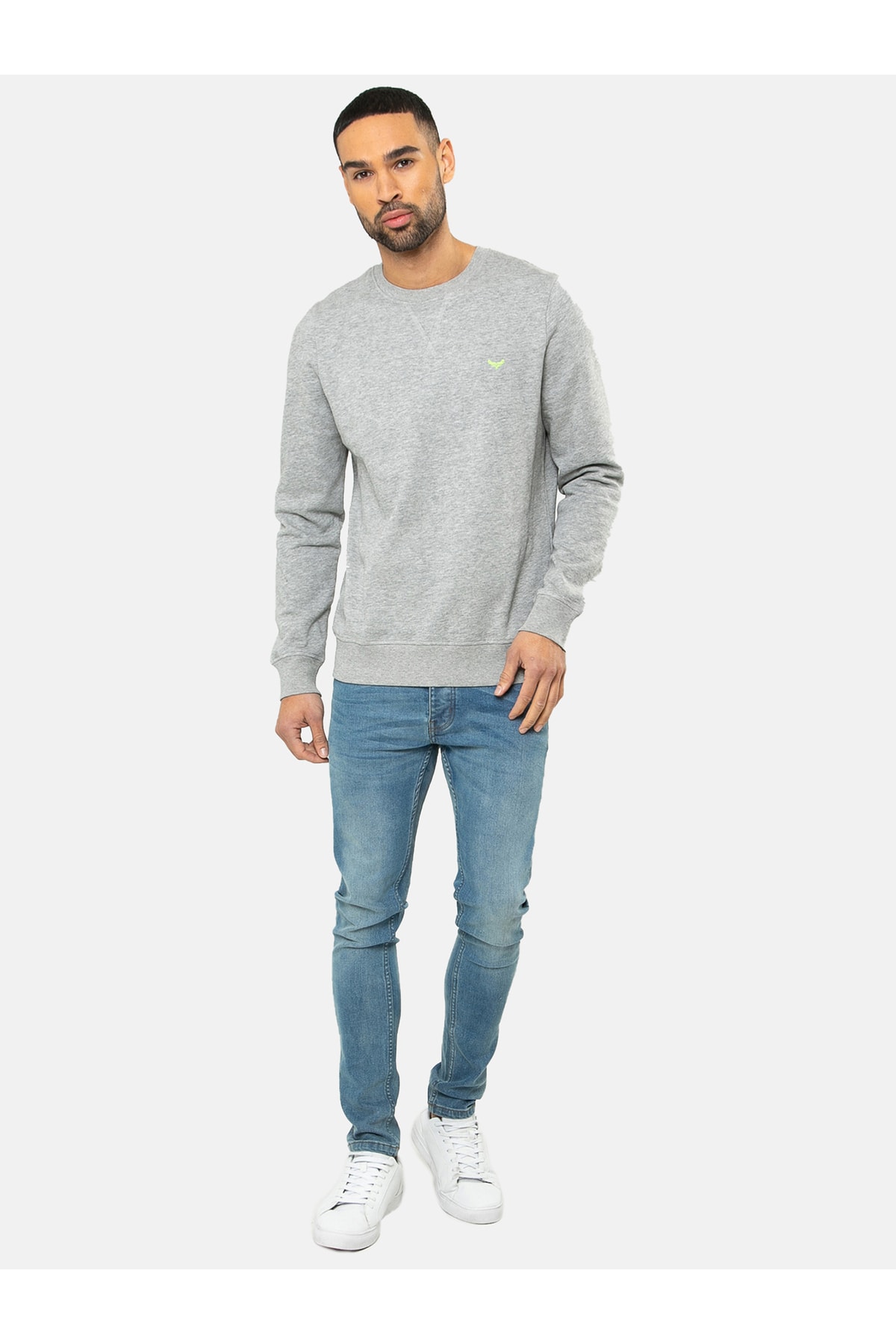Threadbare Pullover Grau Regular Fit Fast ausverkauft