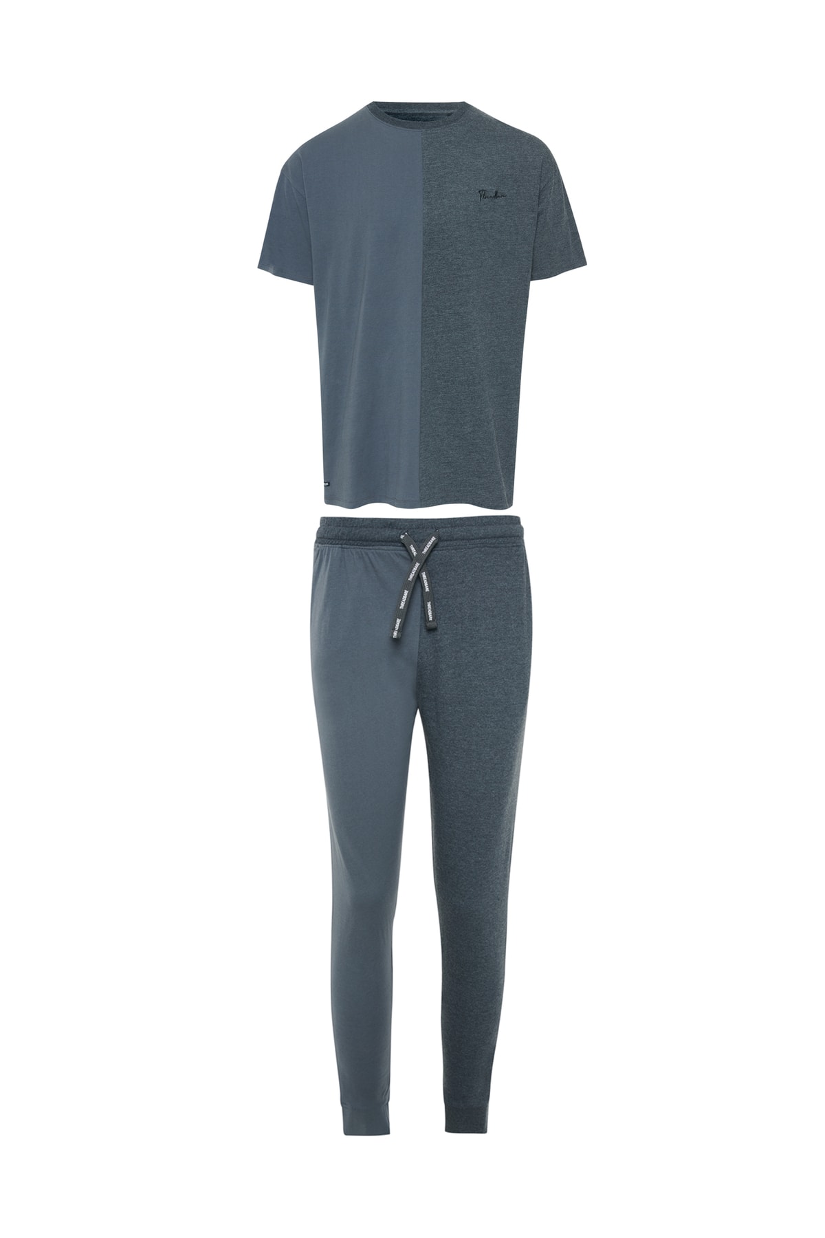 Threadbare Pyjama Grau Unifarben Fast ausverkauft