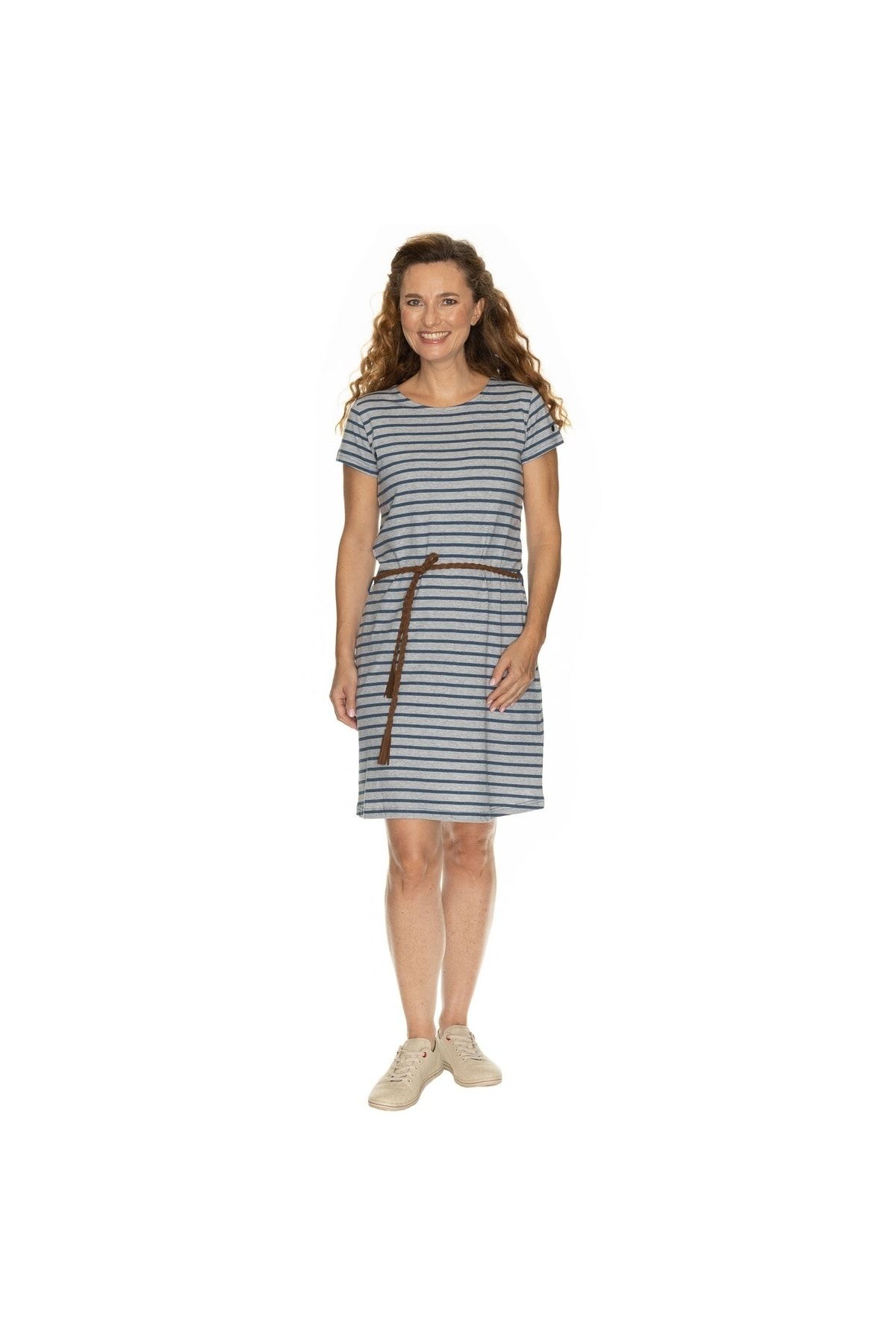 Bushman Kleid Grau Basic