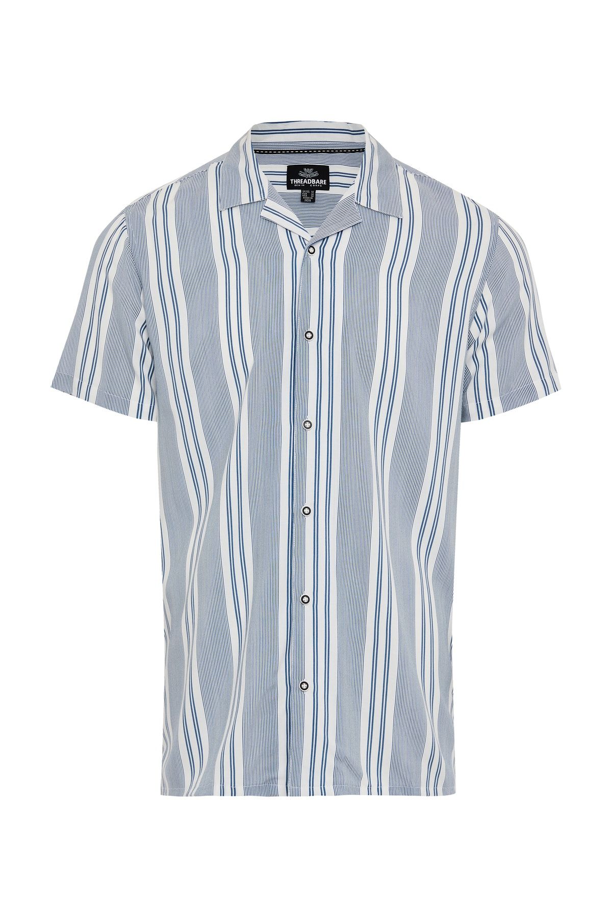 Threadbare Hemd Weiß Regular Fit Fast ausverkauft