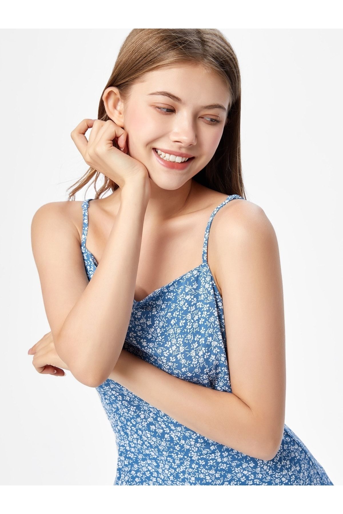 AIKI KEYLOOK Kleid Blau Basic EH5591