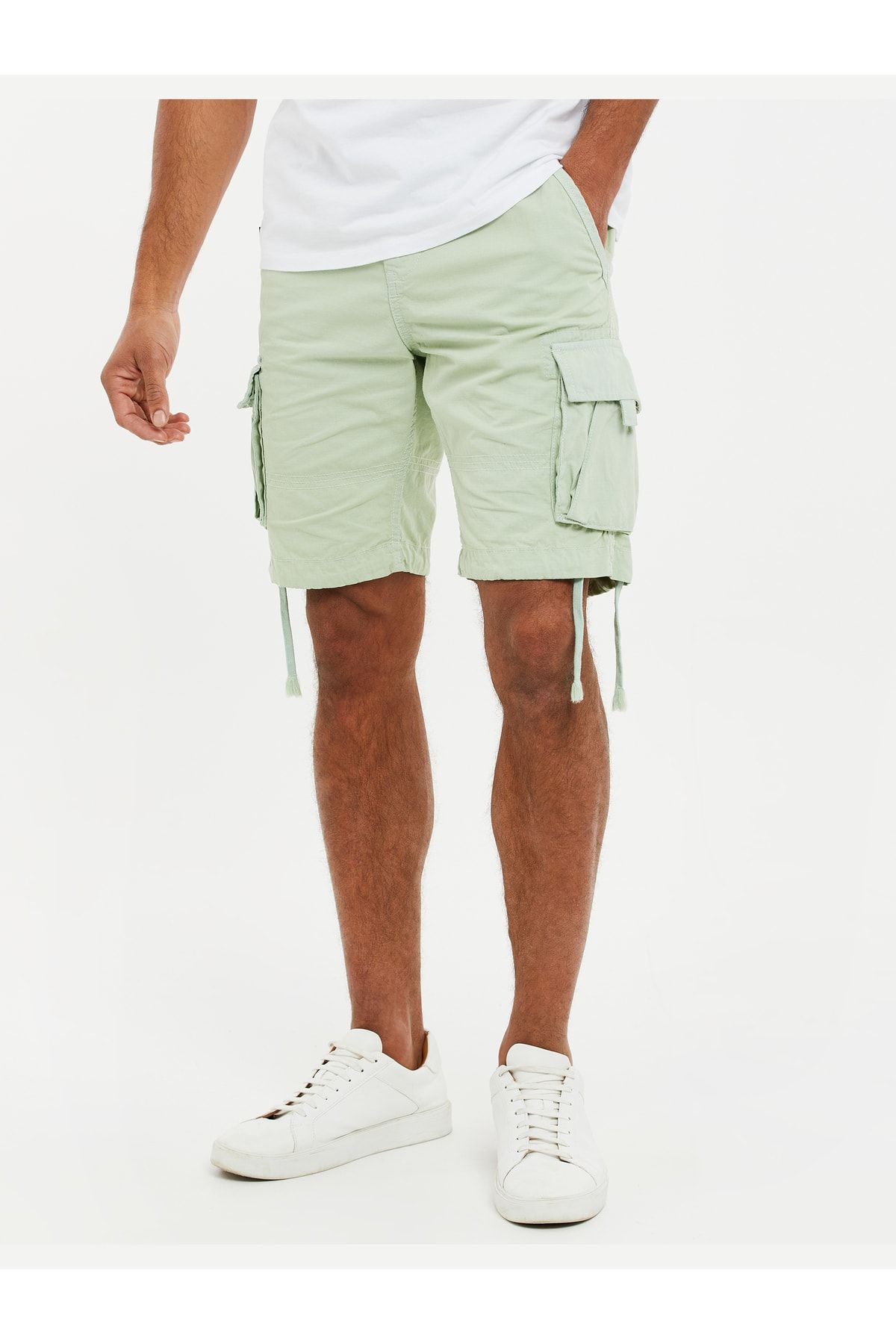 Threadbare Shorts Grün Mittlerer Bund