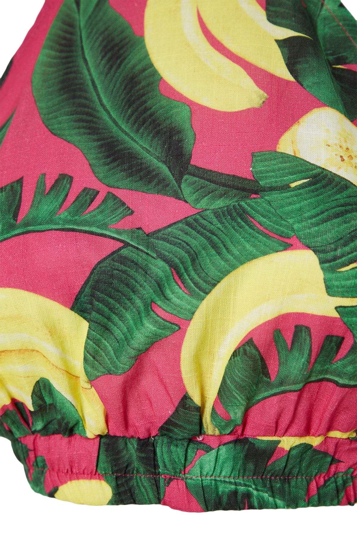 Trendyol Collection-Set de bluze scurte, 100% bumbac, decoltate, țesute cu model tropical TBESS23AU00169 8