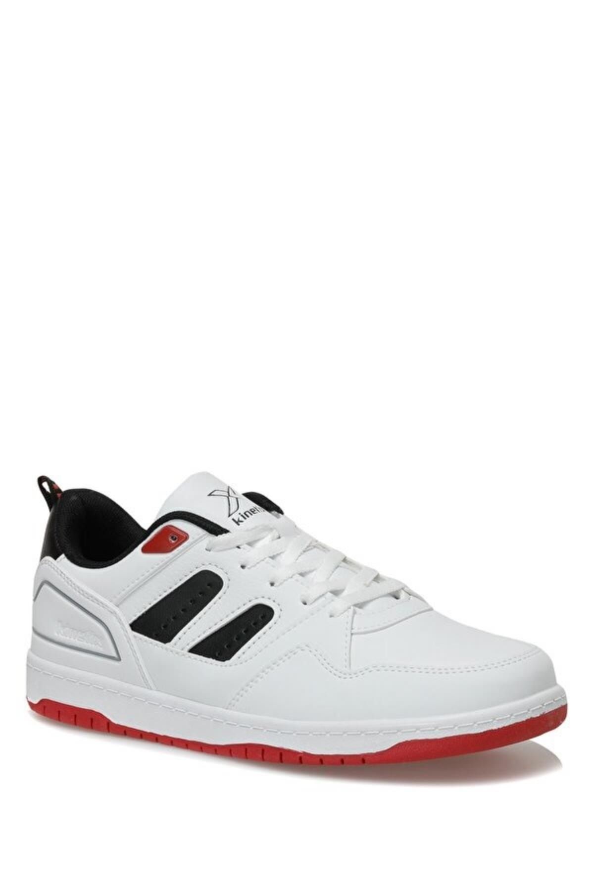 Kinetix-A10133427412010 101334274 Gına Pu 3Fx Kinetix Men's Sports Shoes WHITE/BLACK/A.RED 2
