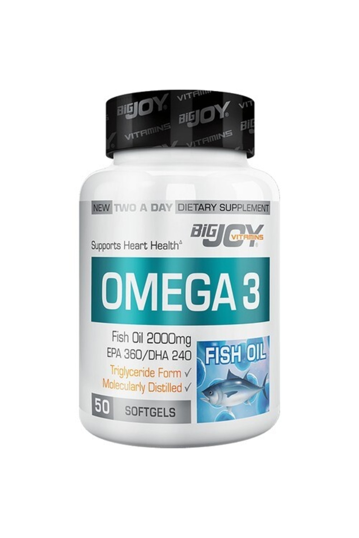Big Joy Bigjoy Vitamins Omega 3 2000 Mg ( 360 Epa / 240 Dha ) 50 Softgel Big351924 ZO8718
