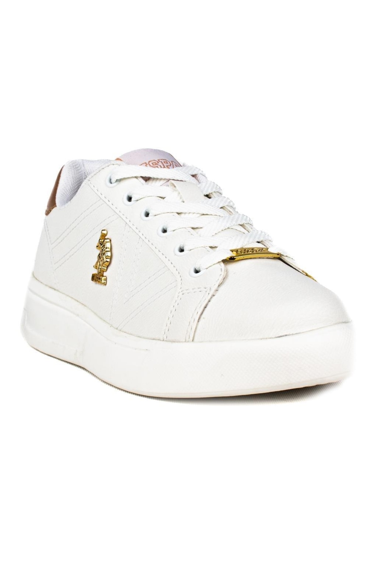 کفش U.S. Polo Assn. یو اس پولو زنانه روزمره ارتوپدی سفید Exxy اورجینال - تصویر 5