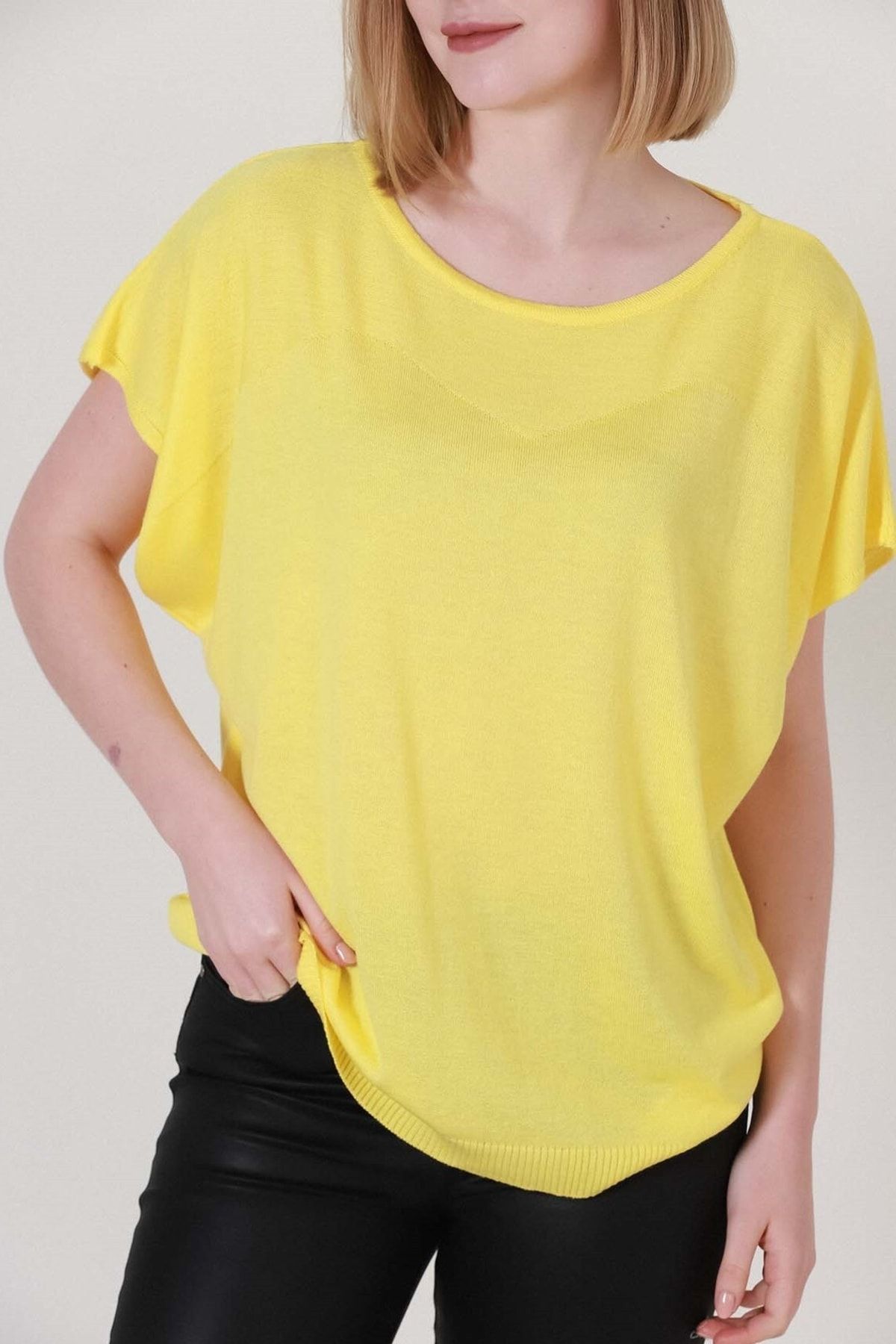 Yellow summer blouse outlet