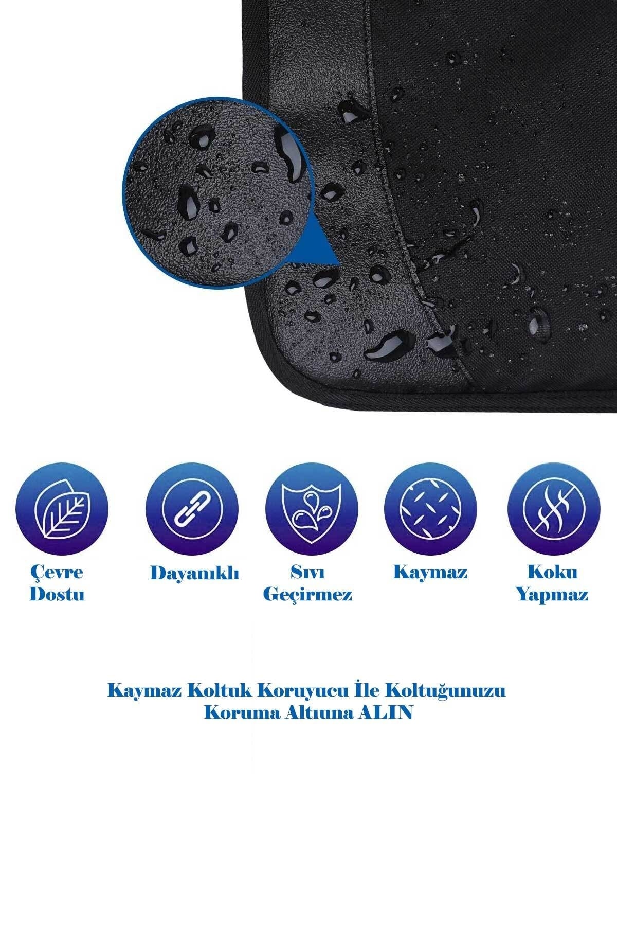 RevuBaby Araba Koltuğu Koruyucu Organizatör Cepli Çocuk Bebek Oto Koltuğukalın Dolgu Suya Dayanıklı 2 Adet fotoğrafı 4 (önizleme)