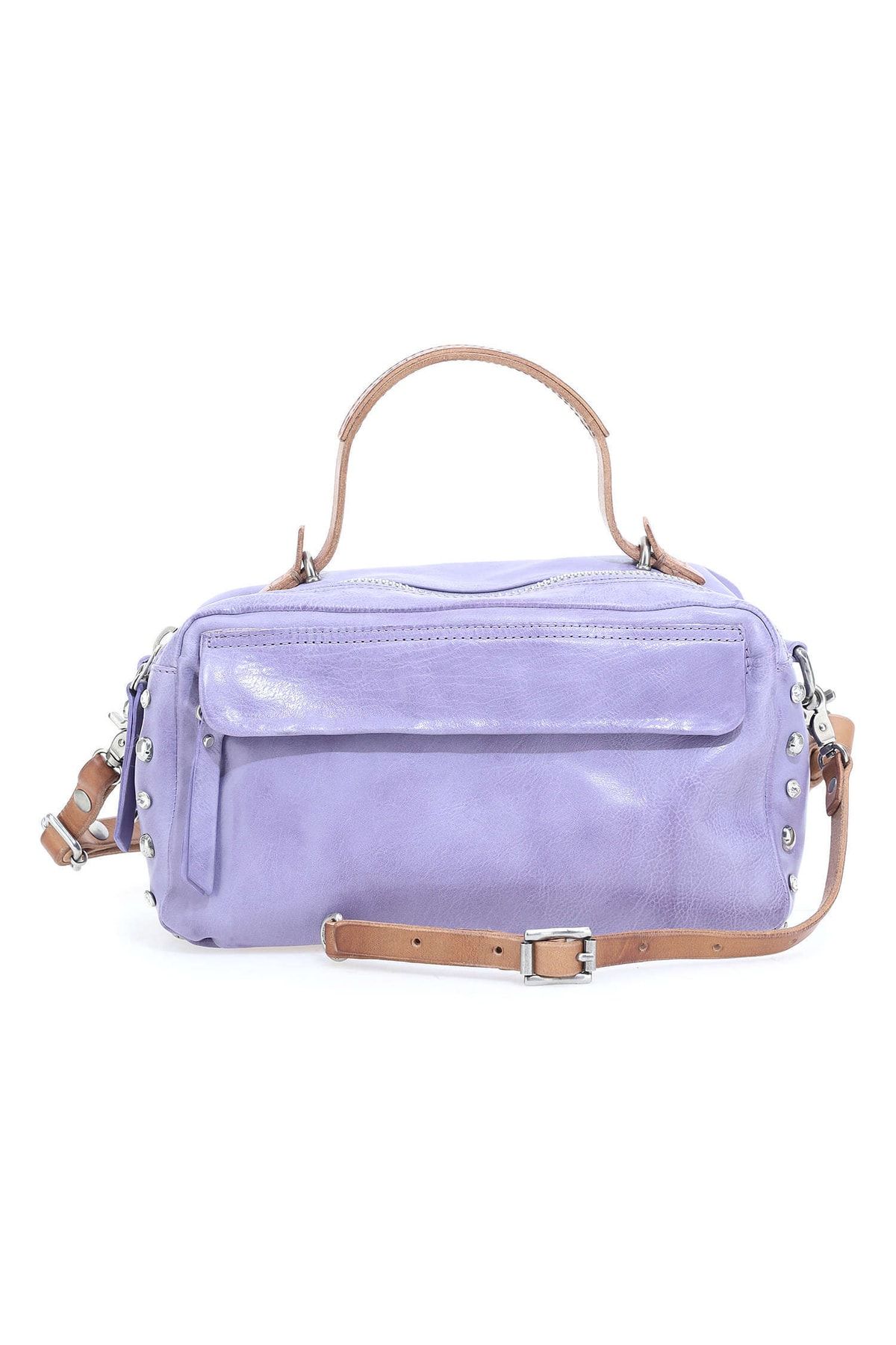A.S.98 Handtasche Lila Unifarben Fast ausverkauft