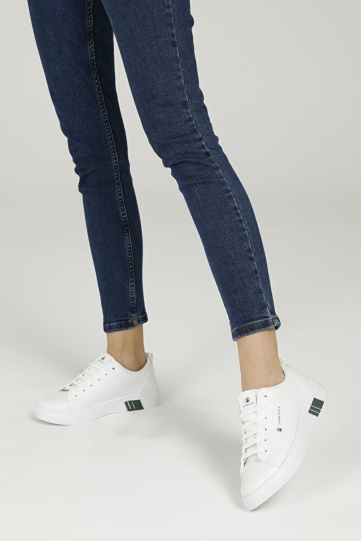 Lumberjack Tina 3fx White Green Daily Stylish Women s Sports Shoes