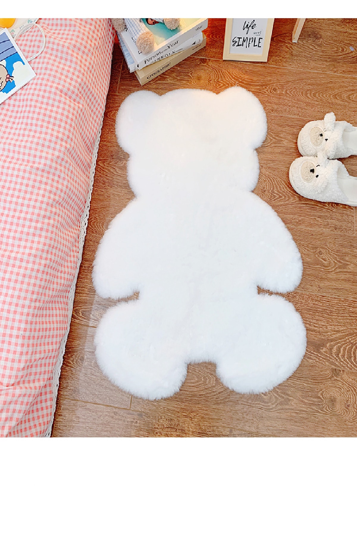 ALgorand Home Süper Yumuşak Peluş Ayı Halı Oturma Odası Bebek Odası Kaymaz Taban Halı Yatak Odası Halısı fotoğrafı 5 (önizleme)