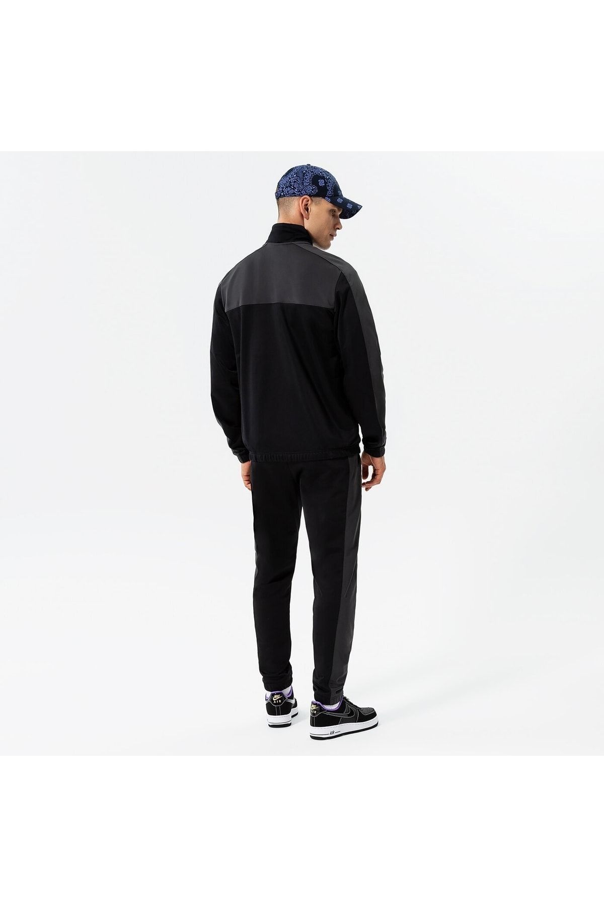 Mens black nike sweatsuit deals