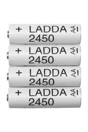 Ladda Şarj Edilebilir Pil 4 Adet Aa, Hr6, 2450 Mah, 1,2 V 1202167