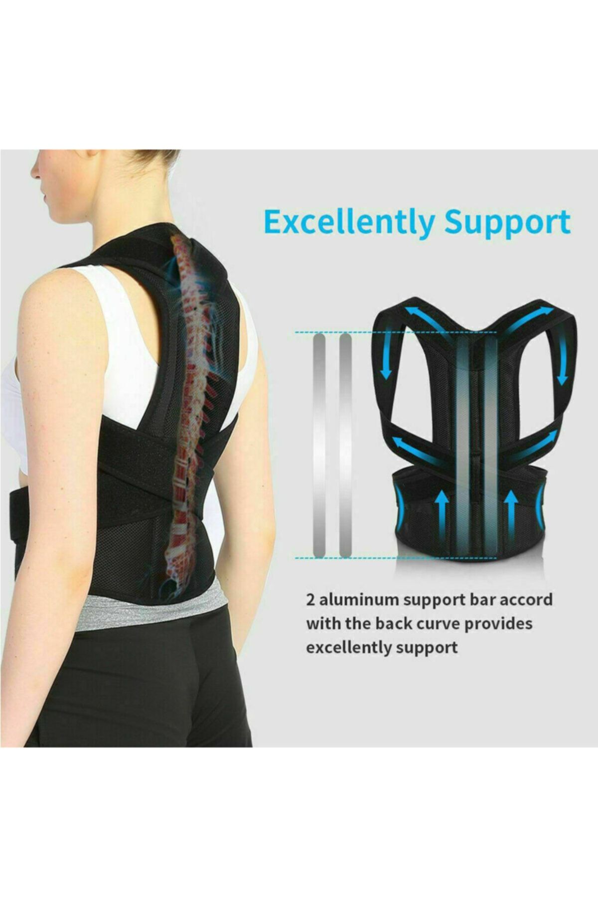 Ankaflex Upright Posture Apparatus Corset for Standing Upright