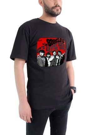 Oversize The Beatles Get Back Baskılı T-shirt modernoversize0011