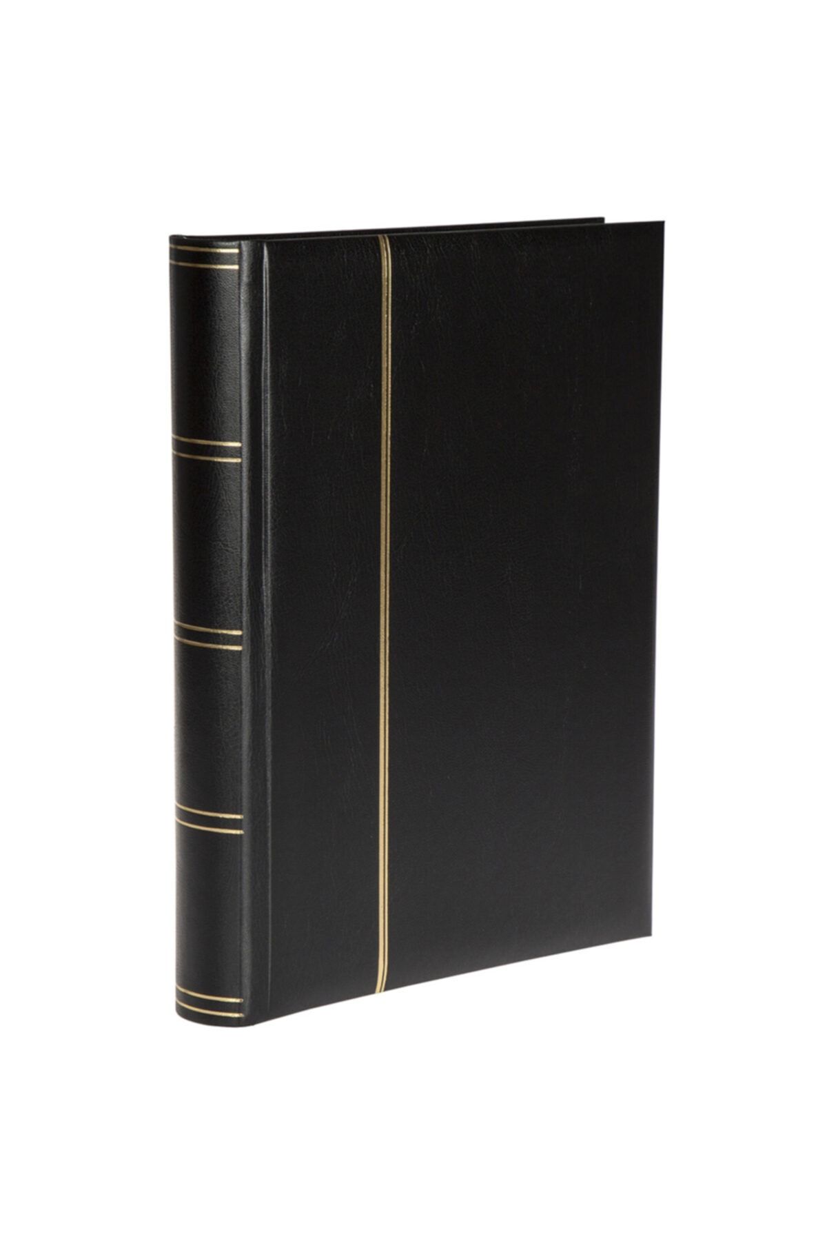 Leuchtturm-Πολυτελές άλμπουμ φωτογραφιών χωρίς οξέα, απλό και μαύρο φόντο (LSP4/32-1/350), μαύρο εξώφυλλο 3