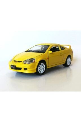 Honda Integra Type 1/36 Ölçek Çek Bırak Metal Model Oyuncak Araba Sarı CEKBIRAKINTEGRASARI