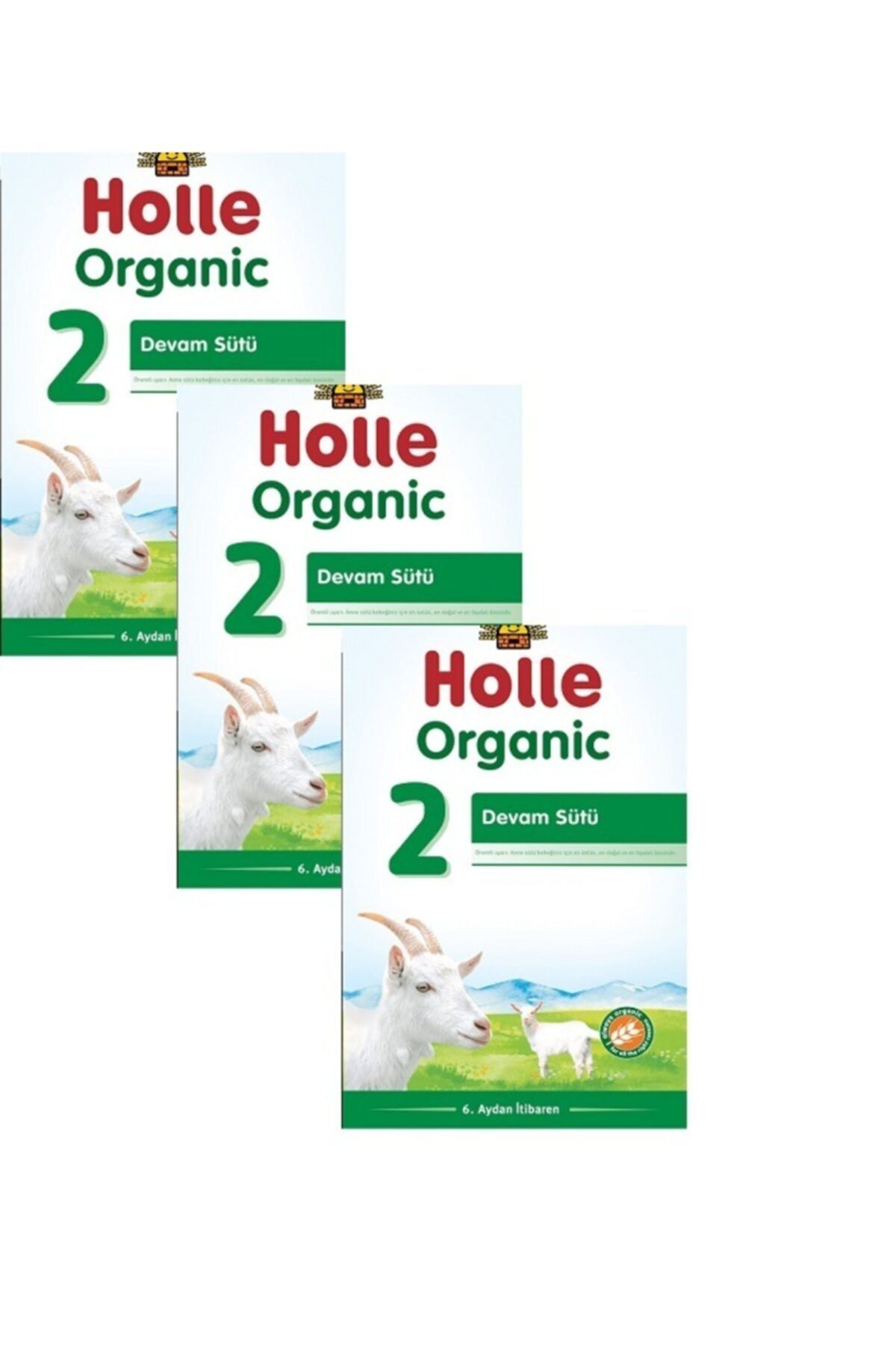 Holle 2 Organik Keçi Sütü 400gr 3lü Paket