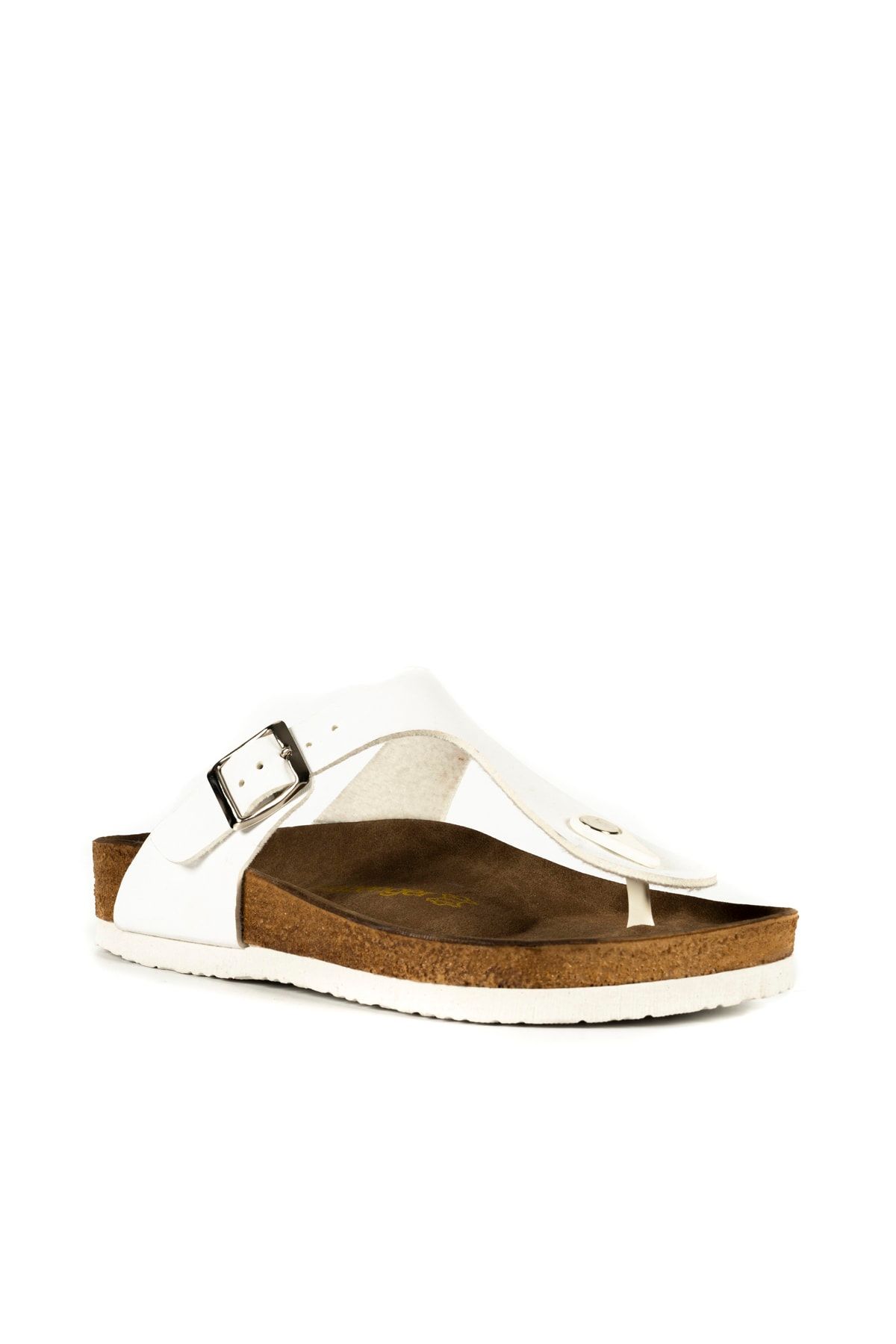 دمپایی سفید زنانه Luke Slipper SA10SK014 اورجینال Slazenger