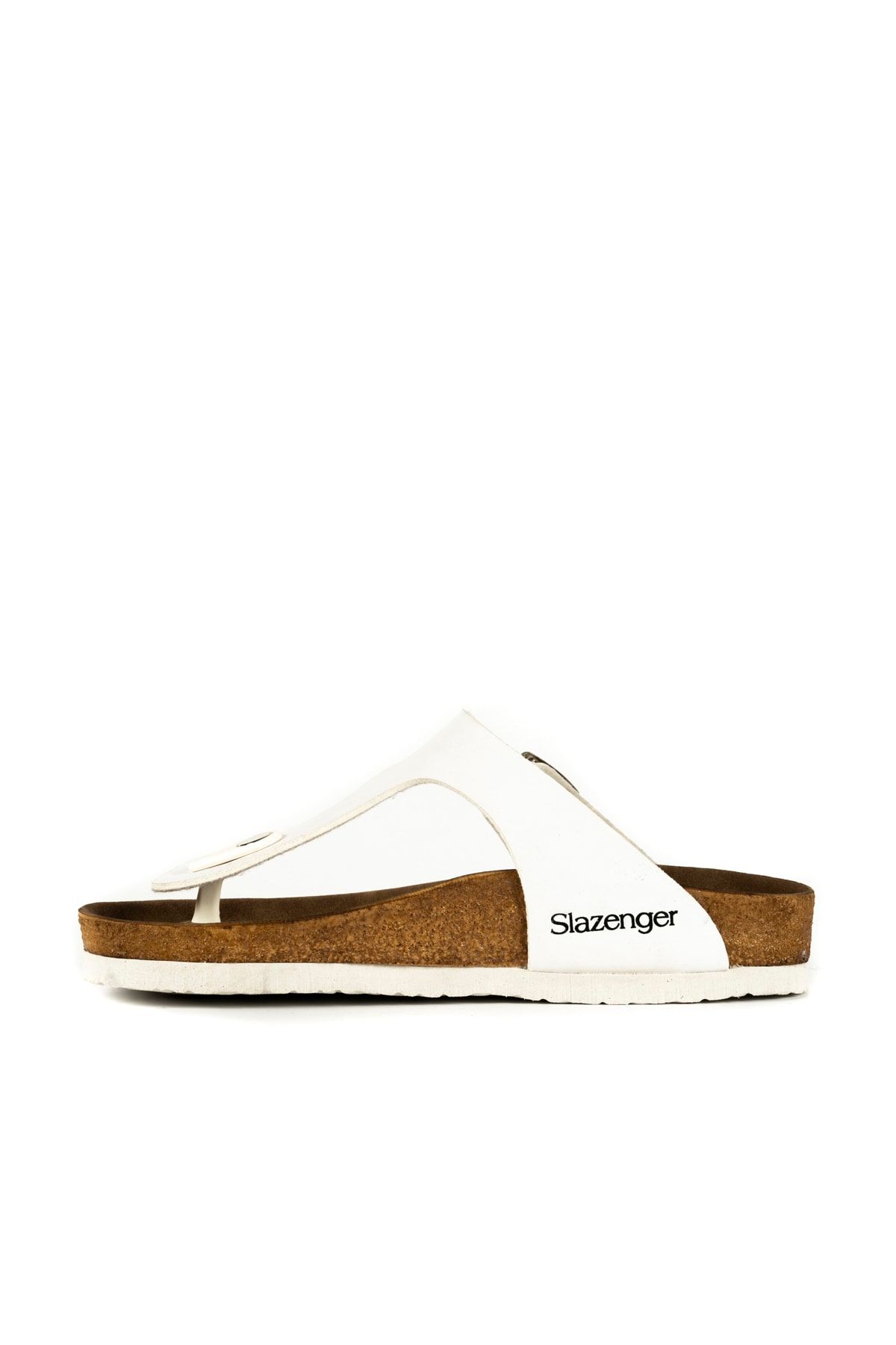 دمپایی سفید زنانه Luke Slipper SA10SK014 اورجینال Slazenger