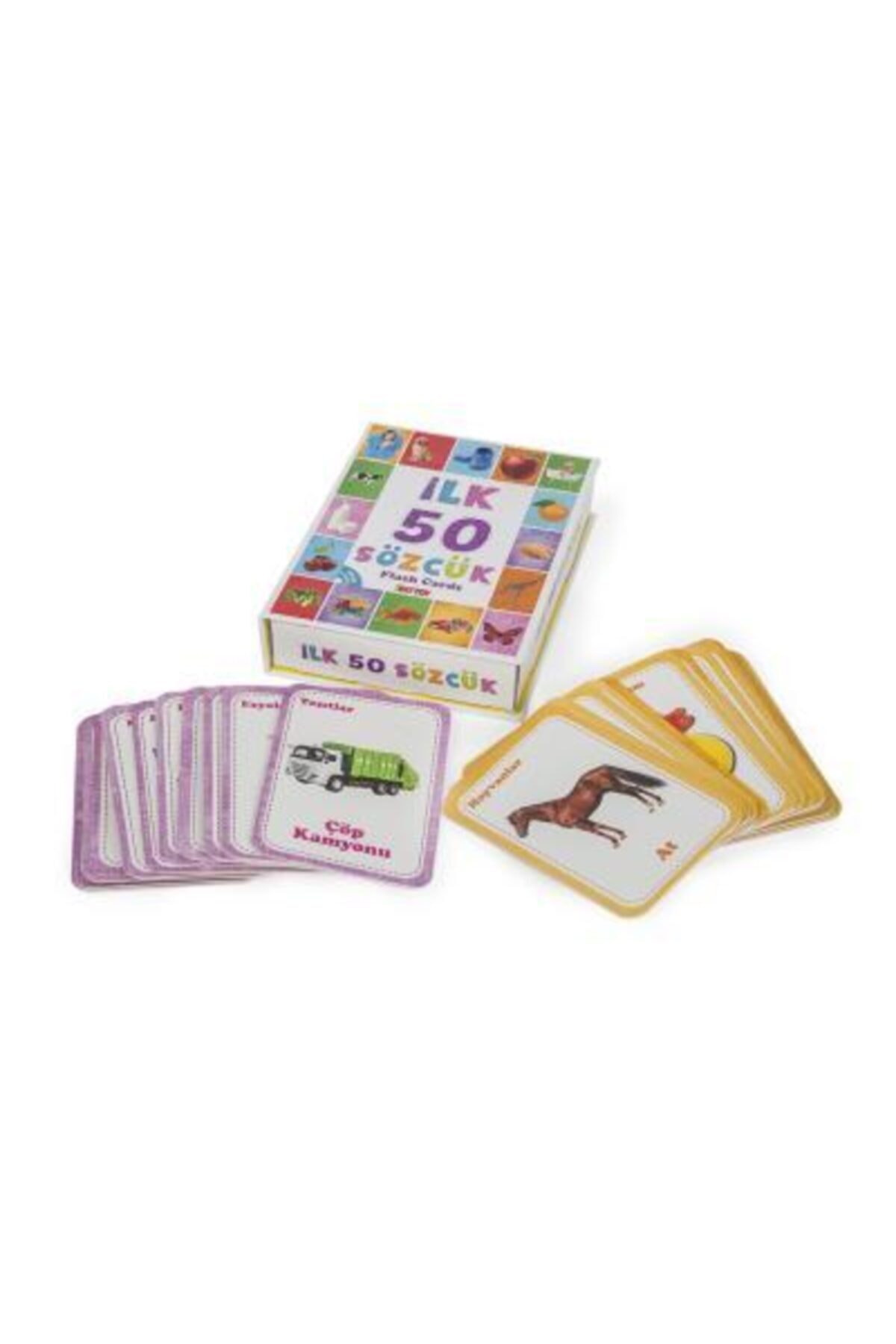 Hobialem Diytoy, Ilk 50 Sözcük, Flash Cards, Zeka Kartları, Eğitici Kartlar fotoğrafı 3 (önizleme)
