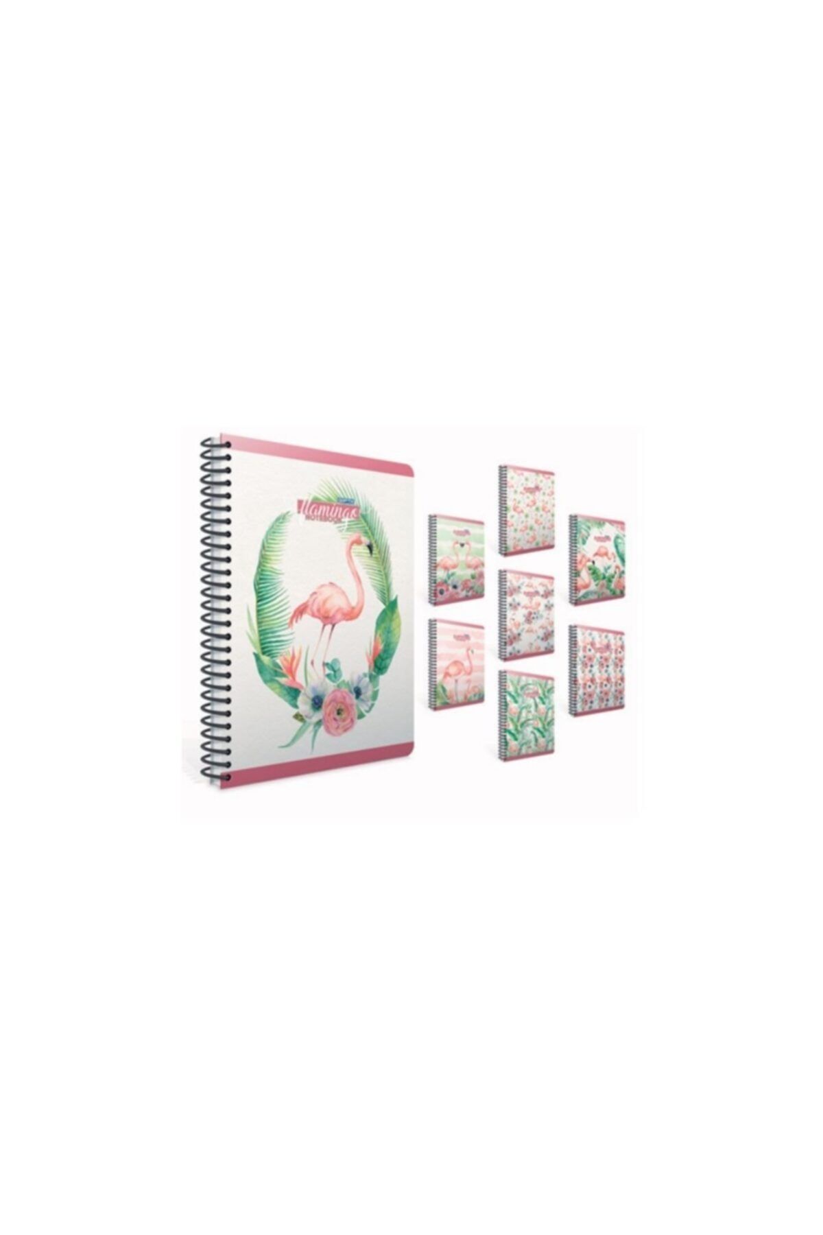 Gıpta-Medium Size Hard Cover 100 Sheets Checkered Patterned Notebook 3 Pieces 1