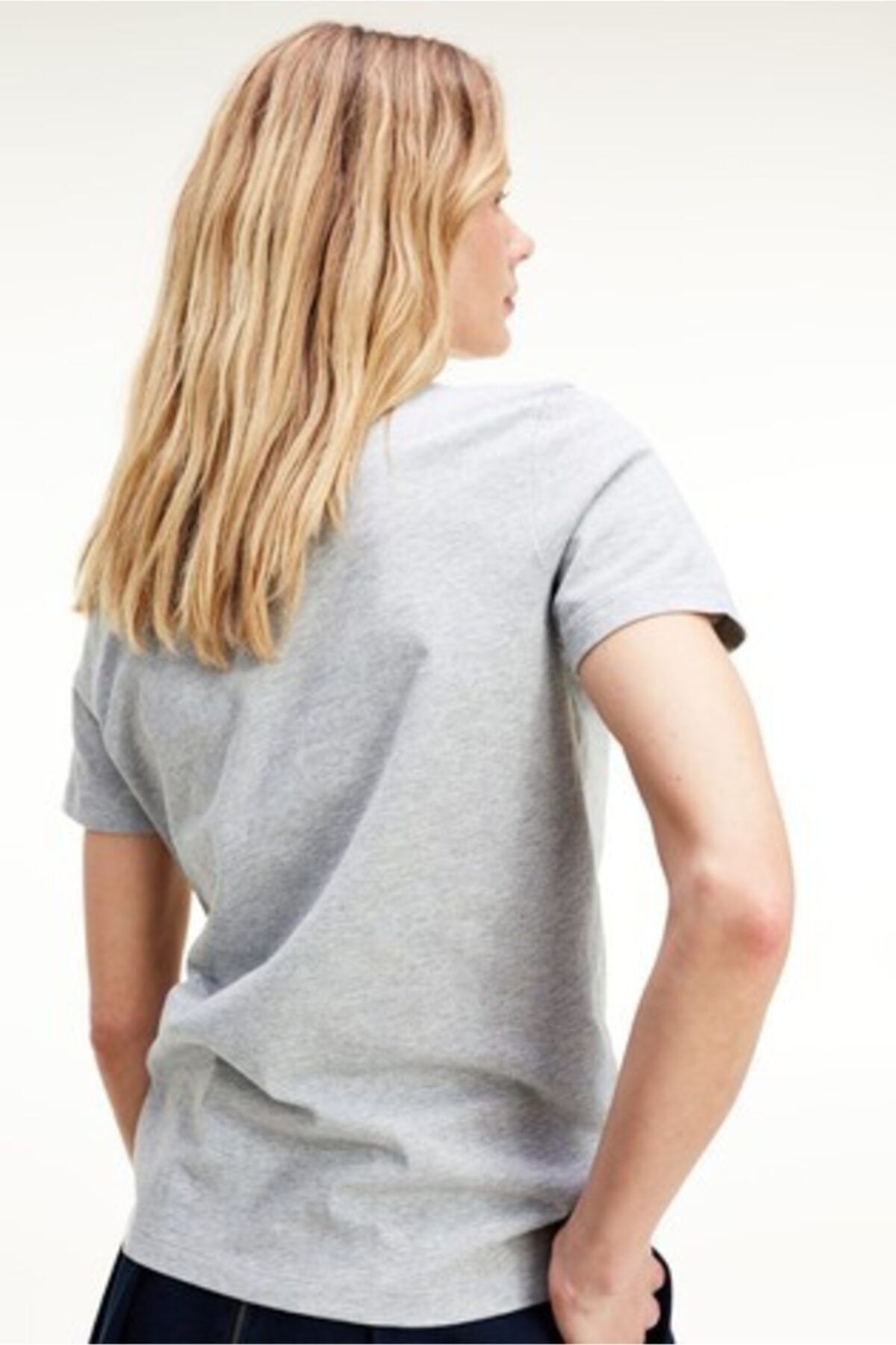 Grey tommy hilfiger t shirt women's store