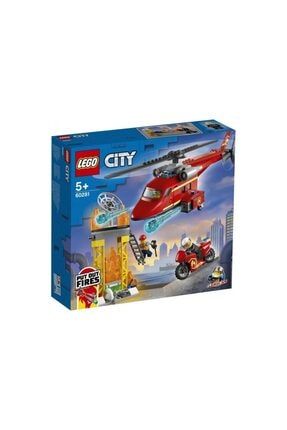 60281 City Itfaiye Kurtarma Helikopteri / 212 Parça PZ00552