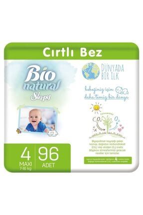 Bio Natural Bebek Bezi 4 Numara Maxi 96 Adet 8682241200863-4