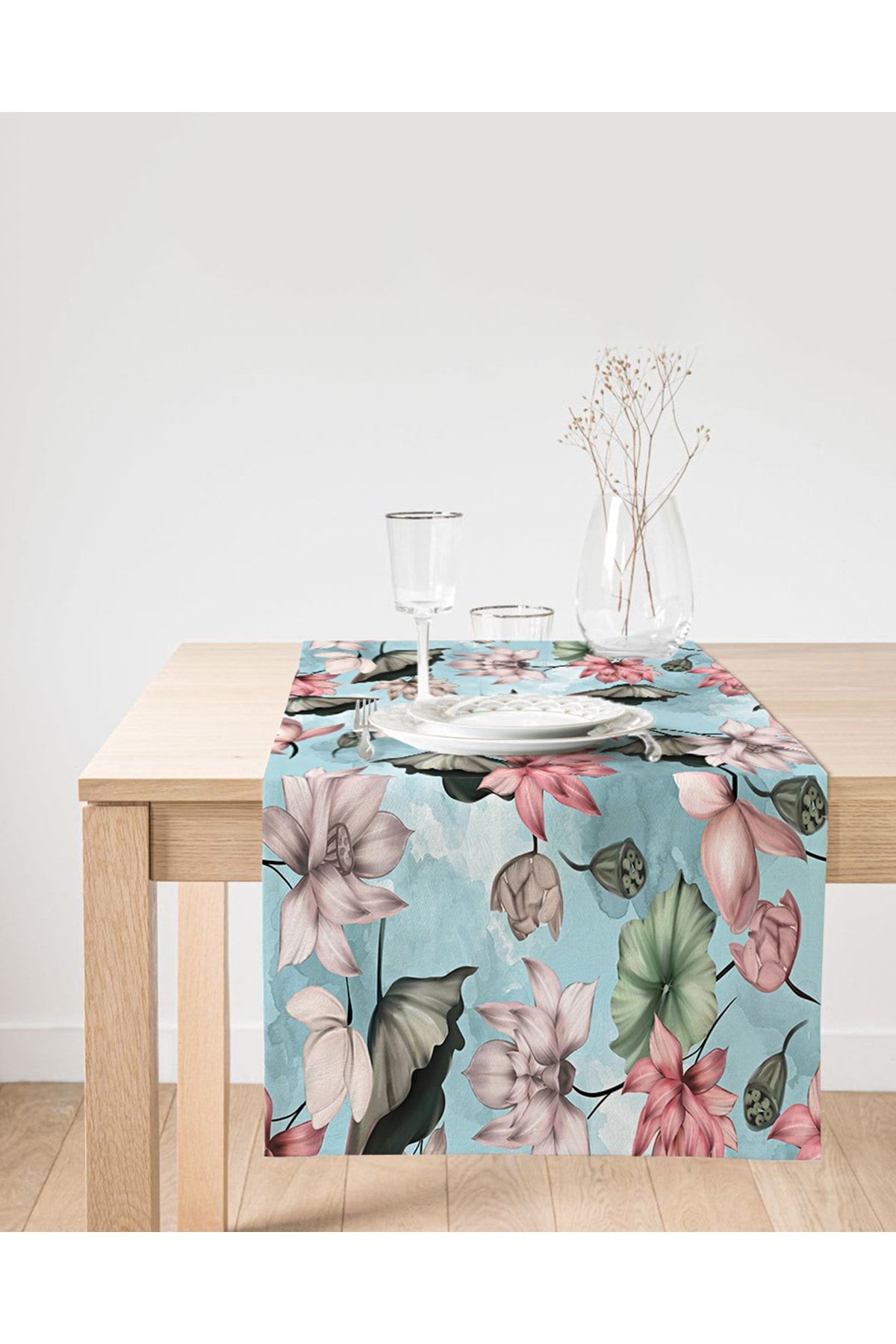 Realhomes Runner Modern Din Piele Intoarsa Cu Imprimare Digitala Cu Design Special - One Size